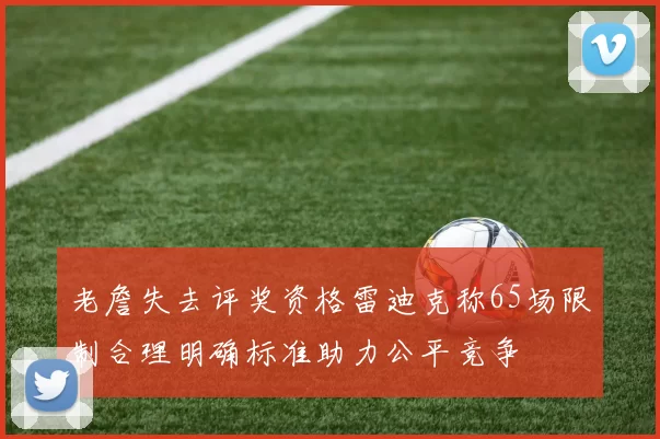 老詹失去评奖资格雷迪克称65场限制合理明确标准助力公平竞争